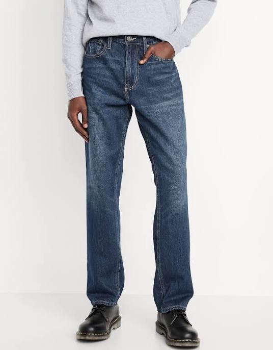 Old Navy Old Navy Men's Structured Straight Non-Stretch Jeans