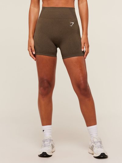 Gymshark Gymshark Vital Soft Shorts - Espresso Marl