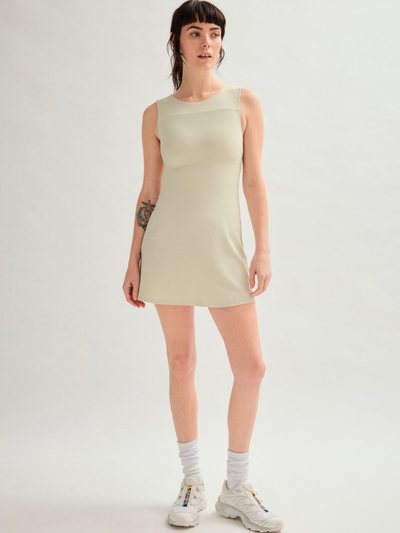 Girlfriend Collective Marble Lucia Sleeveless Mini Dress