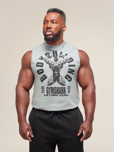 Gymshark Gymshark Lifting Club Flex Tank - Smokey Grey