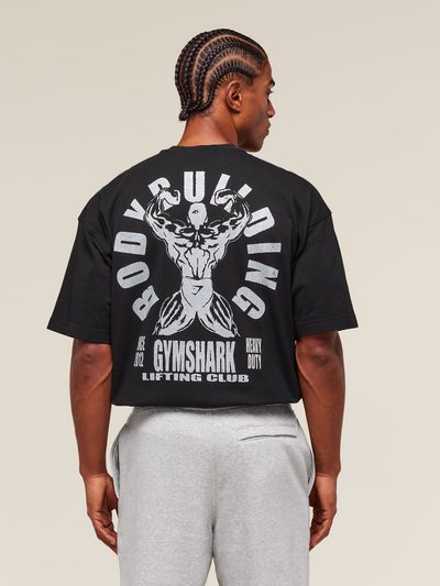 Gymshark Gymshark Lifting Club Flex T-Shirt - Black