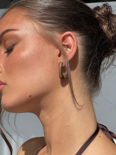 Princess Polly Marnee Earrings Brown