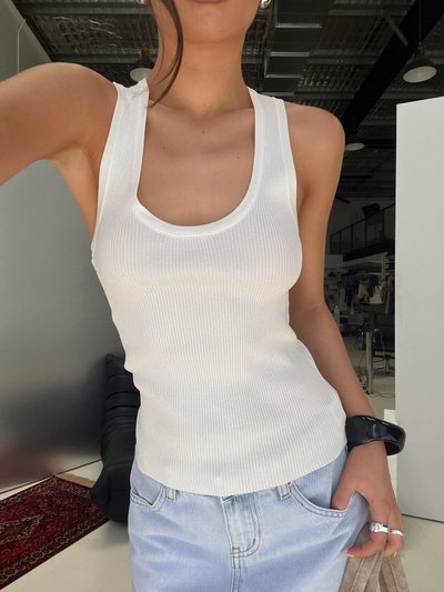 Princess Polly Kyrella Longline Tank Top White