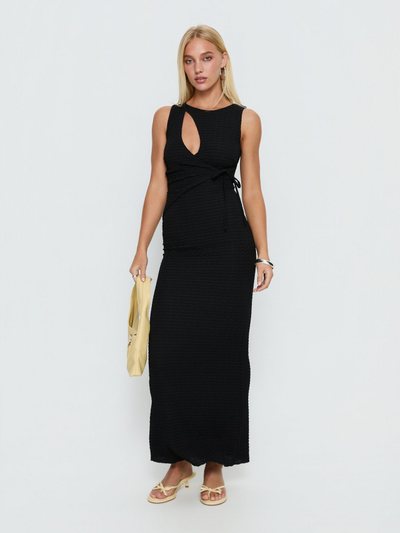 Princess Polly Cymone Cut Out Maxi Dress Black