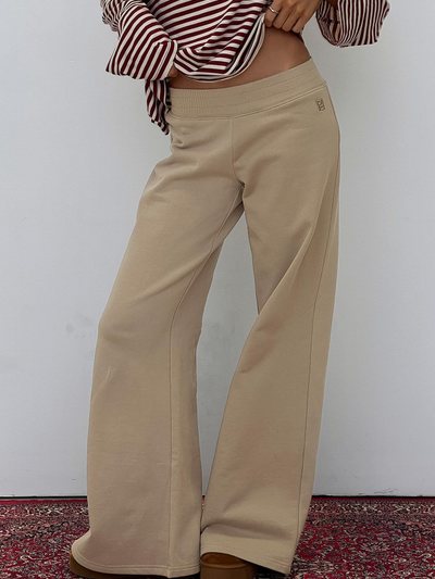 Princess Polly Summits Flared Track Pants Latte