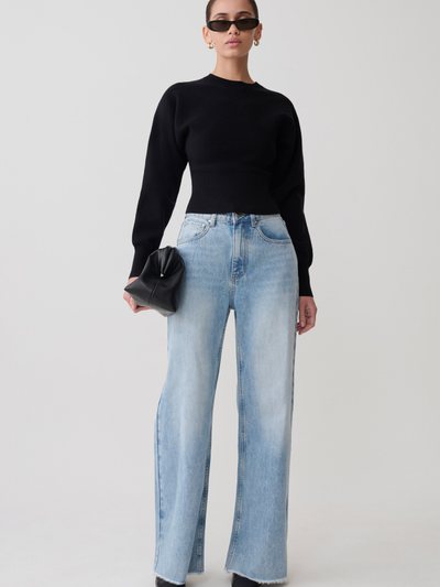 Meshki Ciaralee Cinched Waist Jumper - Black