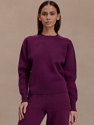 Meshki Braxton Cozy Knit Jumper - Plum