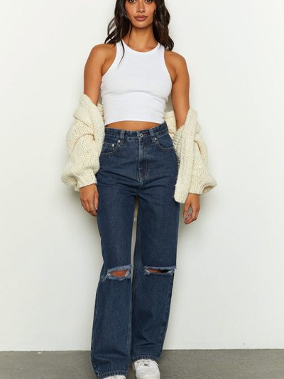 Beginning Boutique Robin Dark Blue Denim Jeans