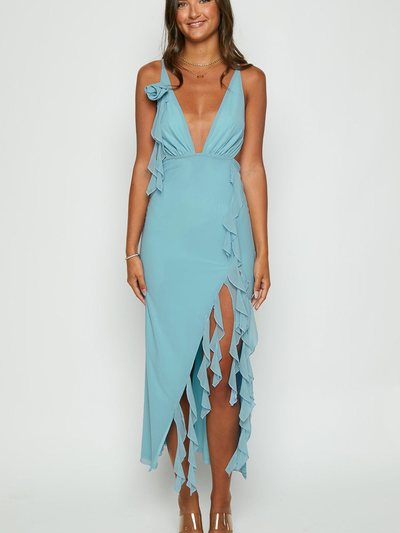 Beginning Boutique Kalani Blue Maxi Dress
