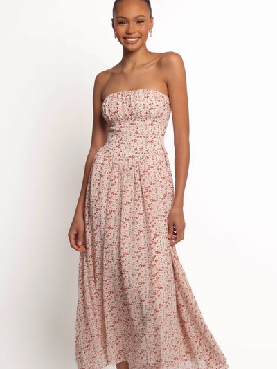 Petal & Pup Jody Strapless Maxi Dress - Floral