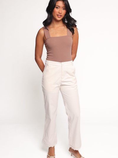Petal & Pup Thiago Scalloped Pant - Cream