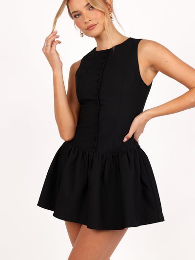 Petal & Pup Ruth Mini Dress - Black