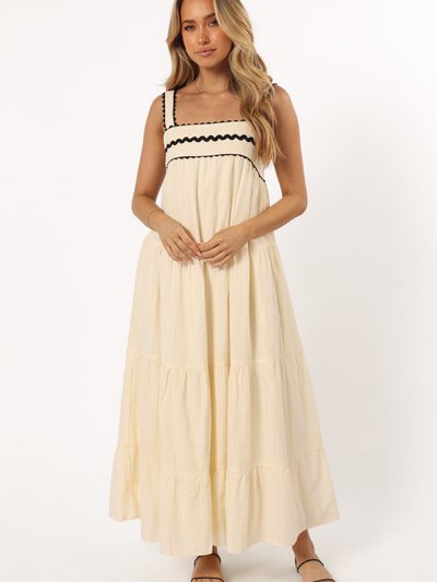 Petal & Pup Monroe Midi Dress - Cream