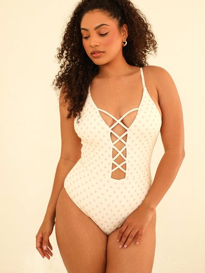 Petal & Pup Bliss One Piece - Dotted Pink