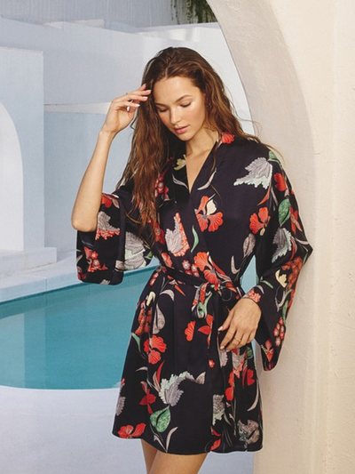Petal & Pup Clerice Long Sleeve Mini Dress - Navy