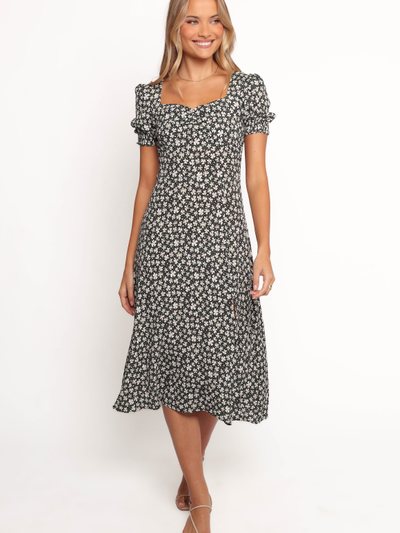 Petal & Pup Franklin Dress - Black Floral