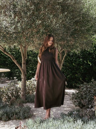 Petal & Pup Lanna Maxi Dress - Chocolate