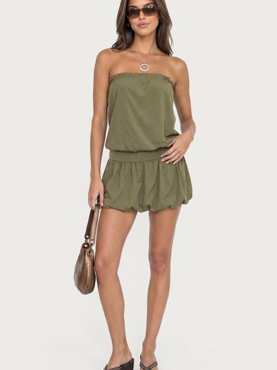 Edikted Layton Studded Strapless Bubble Mini Dress
