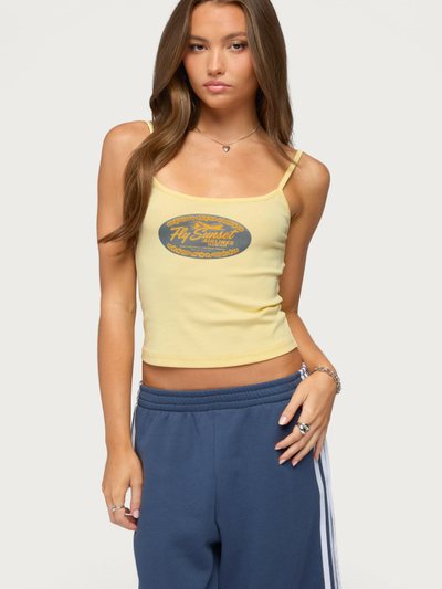 Edikted Hawaii Airlines Tank Top