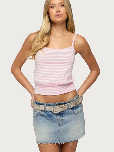 Edikted Hazelina Striped Tank Top