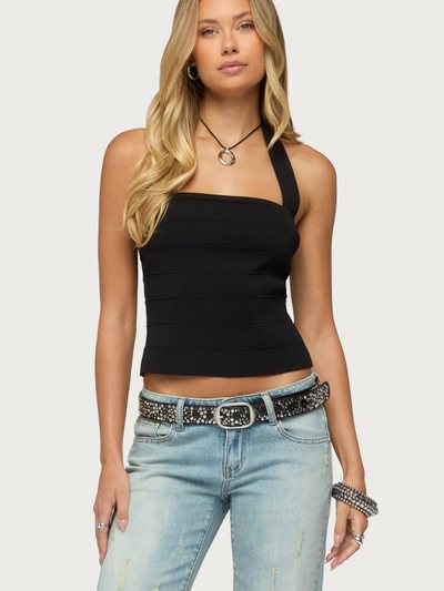 Edikted Esmerela Bandage Knit Halter Top