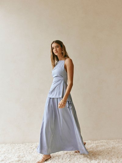 Sabo Skirt SAMPLE-Hailey Skirt - Blue