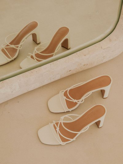 Sabo Skirt Rosaria Heels - White