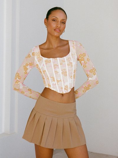 Sabo Skirt Majella Corset Top - Smudge Ditsy