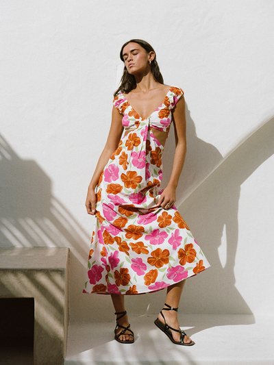 Sabo Skirt Kameliya Midi Dress