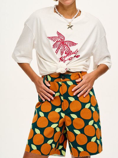 Lucy & Yak Parker - Twill Shorts in Otis Print