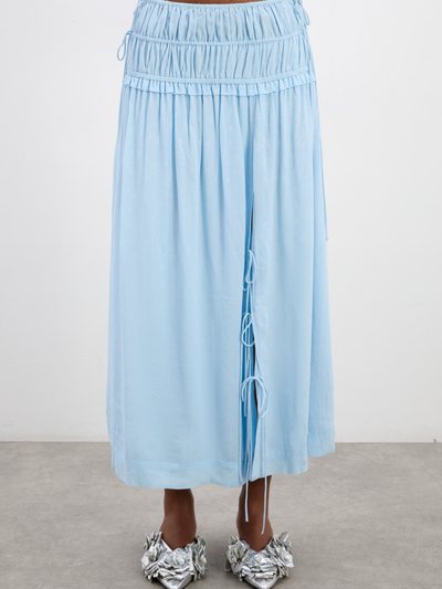 Damson Madder Charlotte Midi Skirt - Blue Monika Jacquard