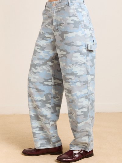 Damson Madder Drew Jeans - Blue Camo