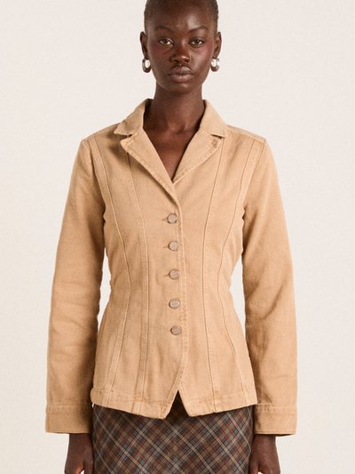 Damson Madder Francie Blazer - Tan
