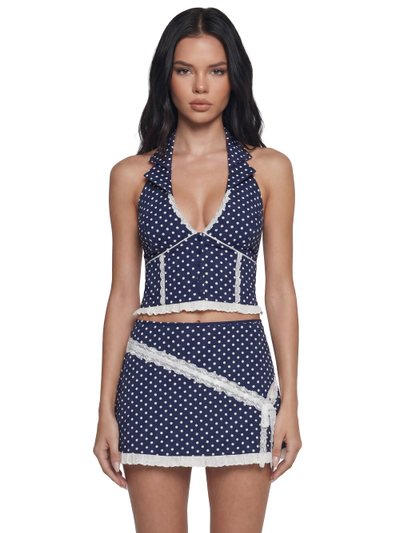 Dolls Kill House Tour Halter Top - Blue