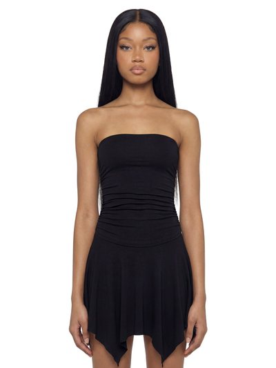 Dolls Kill Flora Strapless Fairy Dress - Black