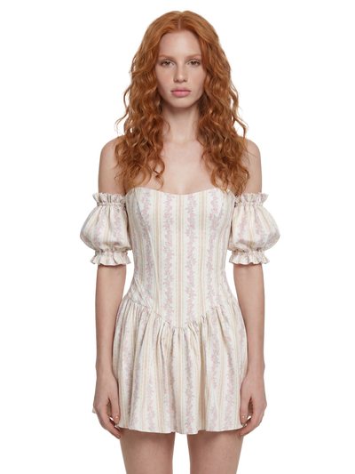 Dolls Kill Holding Court Corset Dress - White