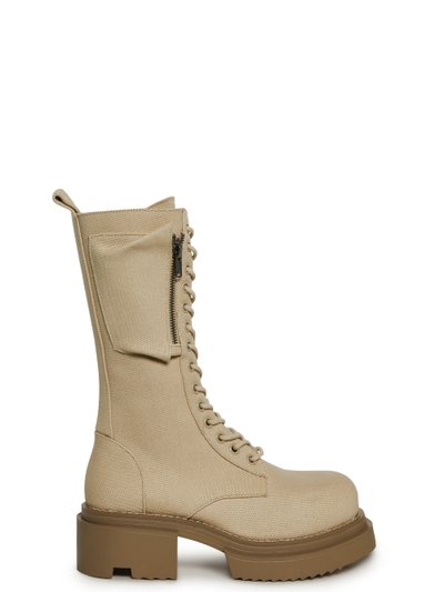 Dolls Kill Desert Pocket Combat Boot - Sand