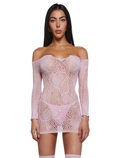 Dolls Kill My Everything Off The Shoulder Dress - Pink
