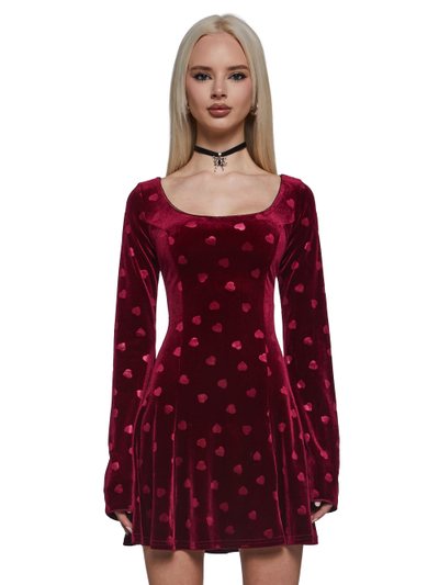 Dolls Kill Valentine Wish Mini Dress