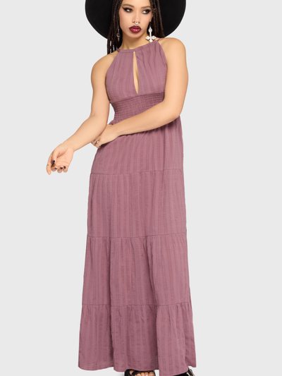 Killstar Gaia Adorned Textured Dress