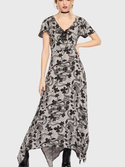 Killstar Venomous Rose Maxi Dress