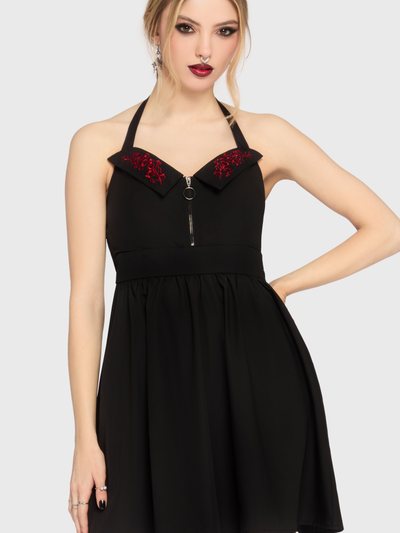 Killstar Devil's Darling Halter Neck Mini Dress