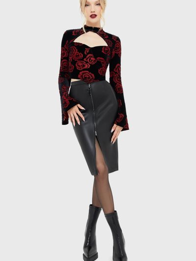 Killstar Wicked Wisteria Skirt