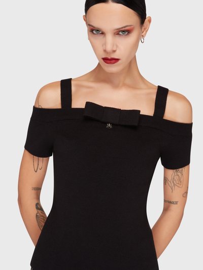 Killstar Graveyard Swing Bardot Top