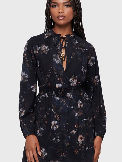 Killstar Autumna Mini Dress [Black/Multi]