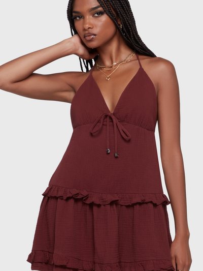 Killstar Wolfbane Cove Mini Dress [Red]