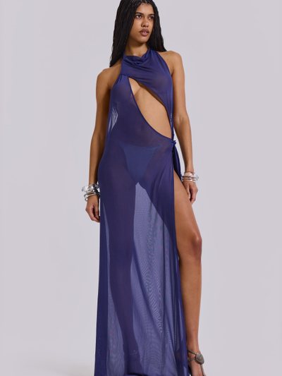 Jaded London Eclipse Backless Asymmetric Dress