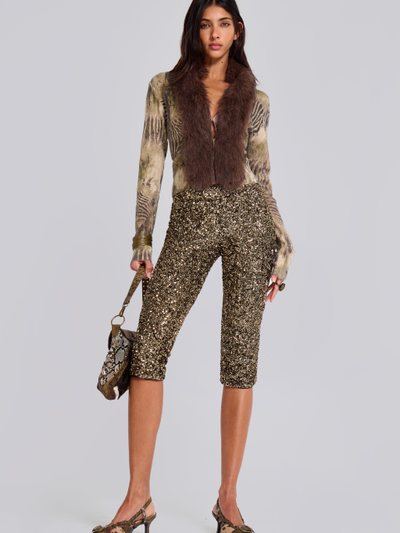 Jaded London Dirty Cash Sequin Capris