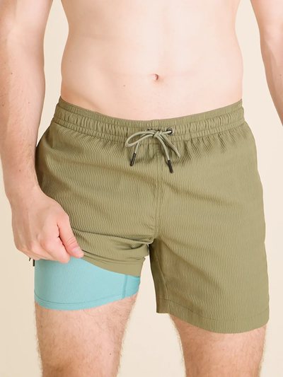 Chubbies The Olive You Mans 5.5" (Textured Lined Swim)