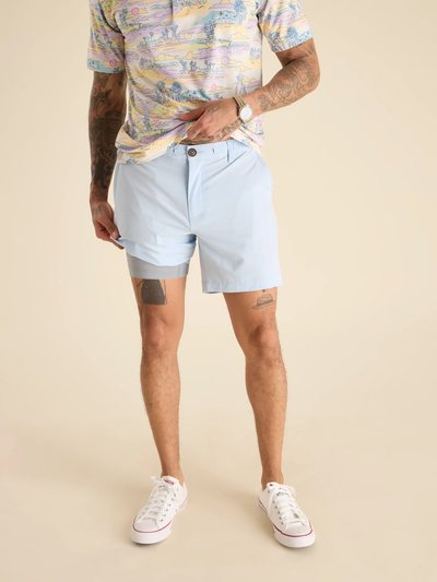 Chubbies The Powder Puff Blues 6" (Lined Heather Everywear Performance Short)